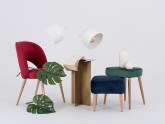 Taboret KIKO- avocado(rv38), naturalny