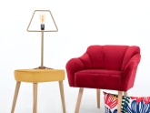 Taboret KIKO- marakuja(rv41), naturalny