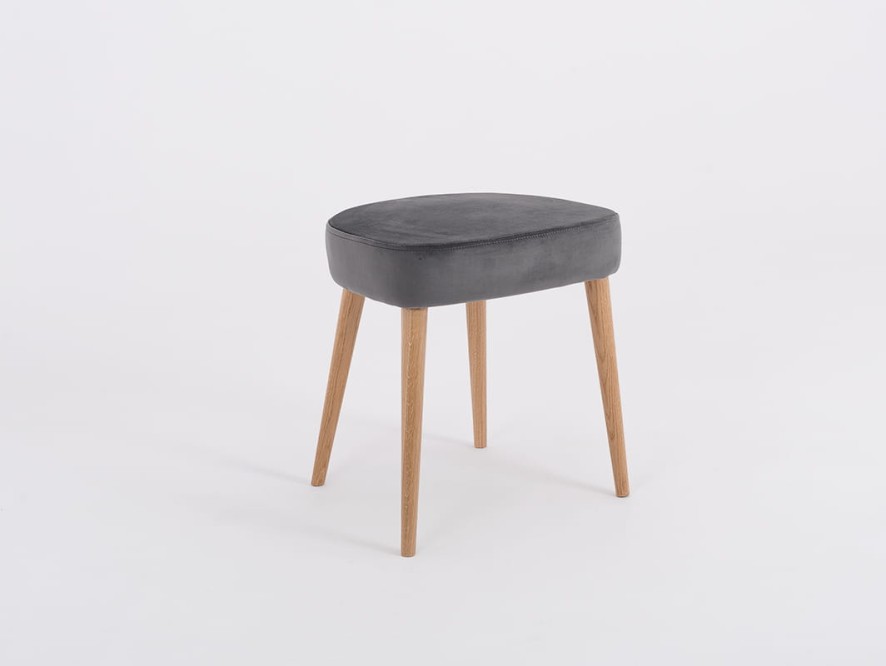 Taboret KIKO- szary bez(rv96), naturalny