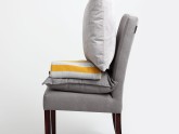 Krzesło WILTON CHAIR 98 - stalowy(et91), orzech