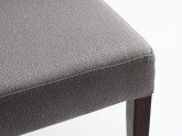Krzesło WILTON CHAIR 98 - stalowy(et91), orzech
