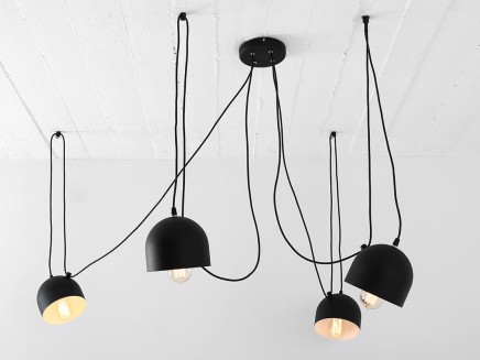 Lampa wisząca POPO 4 - czarny