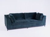Sofa AMBIENT 3 os. rozkł. - avocado(rv38), czarny