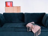 Sofa AMBIENT 3 os. rozkł. - avocado(rv38), czarny
