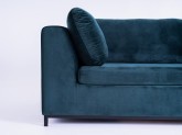 Sofa AMBIENT 3 os. rozkł. - avocado(rv38), czarny