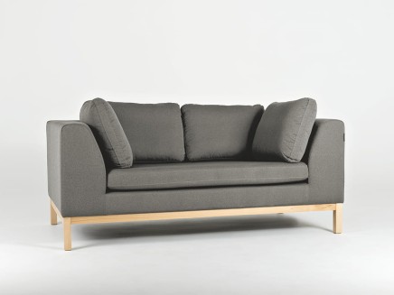 Sofa 2-osobowa z funkcją spania AMBIENT WOOD - kwarc (ml84) naturalny