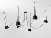 Lampa wisząca POPO 6 - czarny