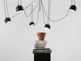 Lampa wisząca POPO 6 - czarny