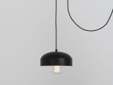 Lampa wisząca POPO FLAT 1 - czarny