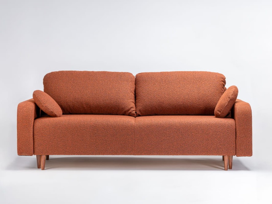Sofa TRANGO 3os. rozkł. - (br13),czarny