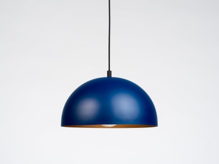 Lampa wisząca - LYKE, niebiesko-złota,