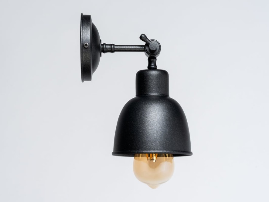 Lampa kinkiet- FREJA WALL - czarny