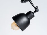 Lampa kinkiet- FREJA WALL - czarny