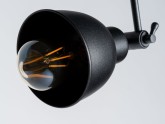 Lampa kinkiet- FREJA WALL - czarny