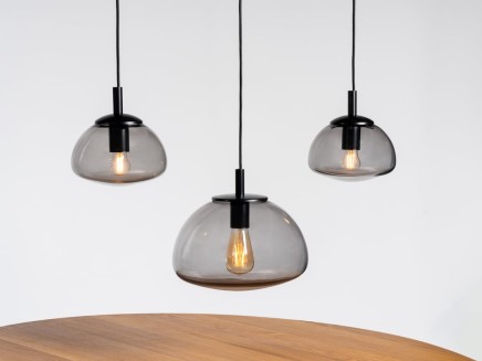 Lampa wisząca - FLIN 3, czarny