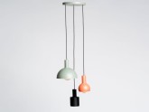 Lampa wisząca - STRALE 3, czarny, zielony, pomarańczowy