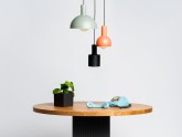 Lampa wisząca - STRALE 3, czarny, zielony, pomarańczowy