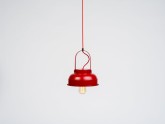 Lampa wisząca- SKALA , czerwony