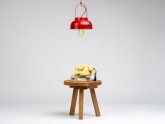 Lampa wisząca- SKALA , czerwony