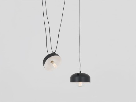 Lampa wisząca POPO FLAT 2 - czarny
