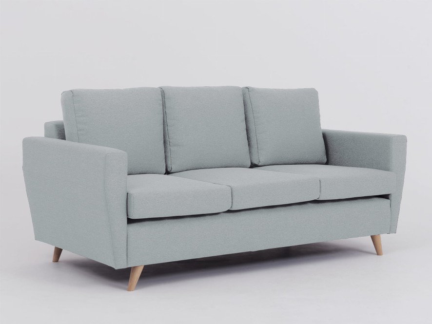 Sofa LOVER 3 os. - platyna(et90), naturalny
