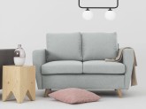 Sofa LOVER 2 os. - platyna(et90), naturalny