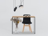 Lampa wisząca POPO FLAT 2 - czarny