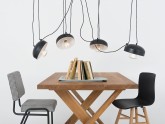 Lampa wisząca POPO FLAT 4 - czarny
