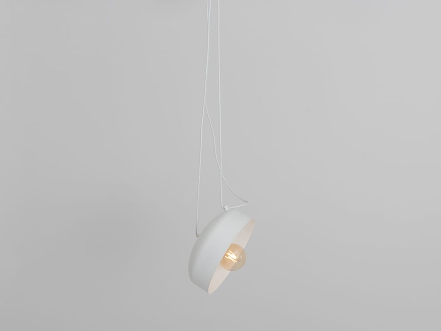 Lampa wisząca POPO FLAT L 1 - biały