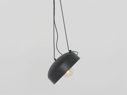 Lampa wisząca POPO FLAT L 1 - czarny