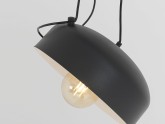 Lampa wisząca POPO FLAT L 1 - czarny