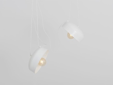 Lampa wisząca POPO FLAT L 2 - biały