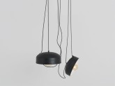 Lampa wisząca POPO FLAT L 2 - czarny