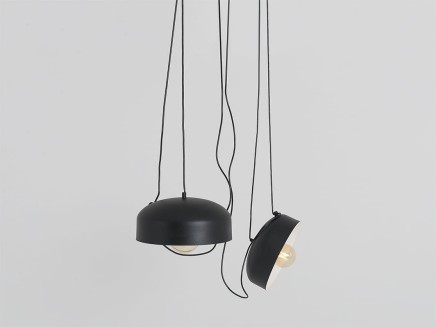 Lampa wisząca POPO FLAT L 2 - czarny