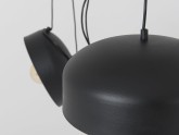 Lampa wisząca POPO FLAT L 2 - czarny