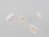 Lampa wisząca POPO FLAT L 4 - biały