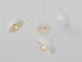 Lampa wisząca POPO FLAT L 4 - biały