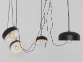 Lampa wisząca POPO FLAT L 4 - czarny