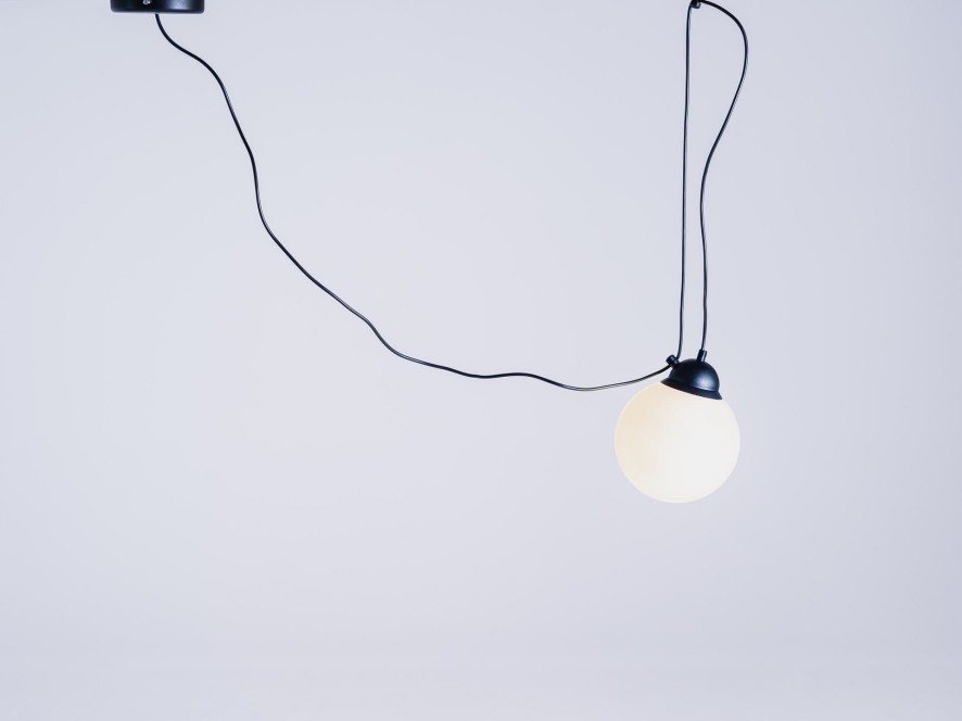 Lampa wisząca GLASS M 1 - czarny