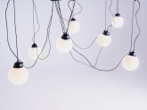 Lampa wisząca GLASS M 7 - czarny