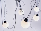 Lampa wisząca GLASS M 7 - czarny