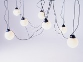 Lampa wisząca GLASS M 7 - czarny