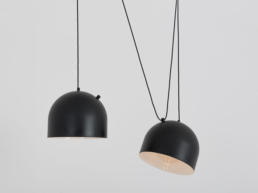 Lampa wisząca POPO L 2 - czarny