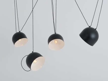 Lampa wisząca POPO L 4 - czarny