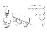 Lampa wisząca CATKIN 3 - czarny