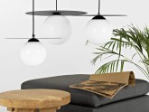Lampa wisząca SKIVA BALL L - czarny