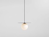 Lampa wisząca SKIVA BALL L - czarny