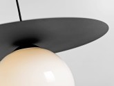 Lampa wisząca SKIVA BALL L - czarny