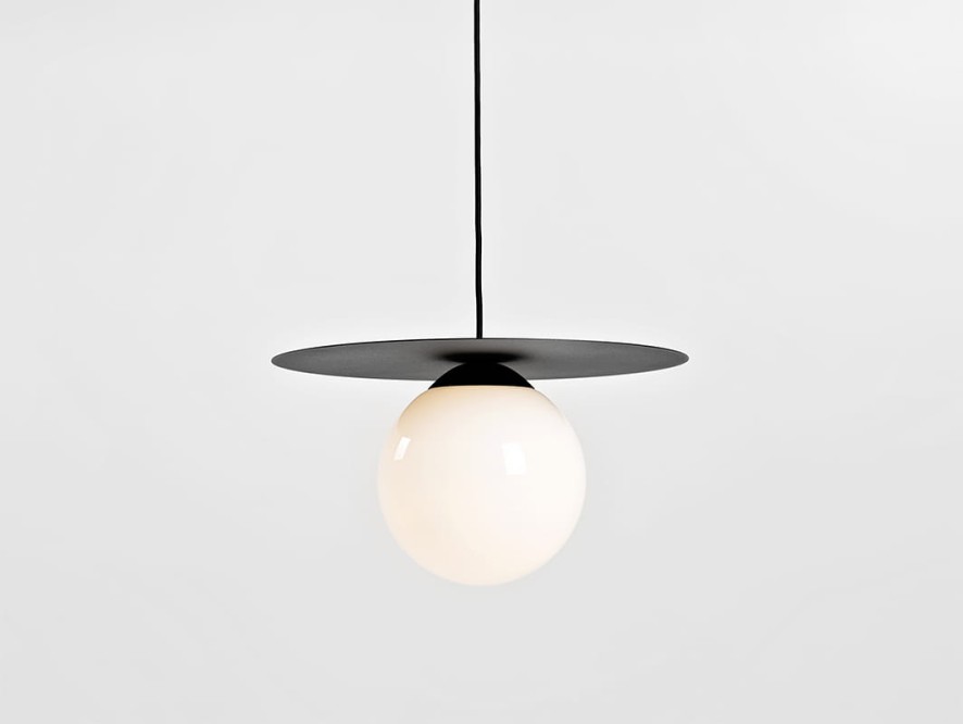 Lampa wisząca SKIVA BALL M - czarny