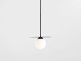 Lampa wisząca SKIVA BALL M - czarny